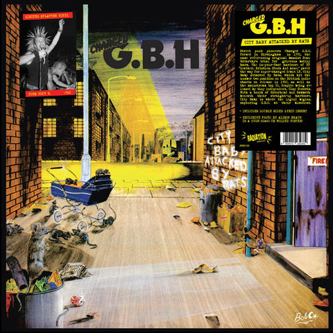 G.B.H. "City Baby Attacked By Rats" LP (Orange Vinyl)