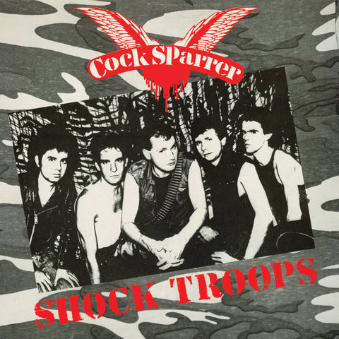 COCK SPARRER "Shock Troops (Remastered Edition)" LP (Color Vinyl)