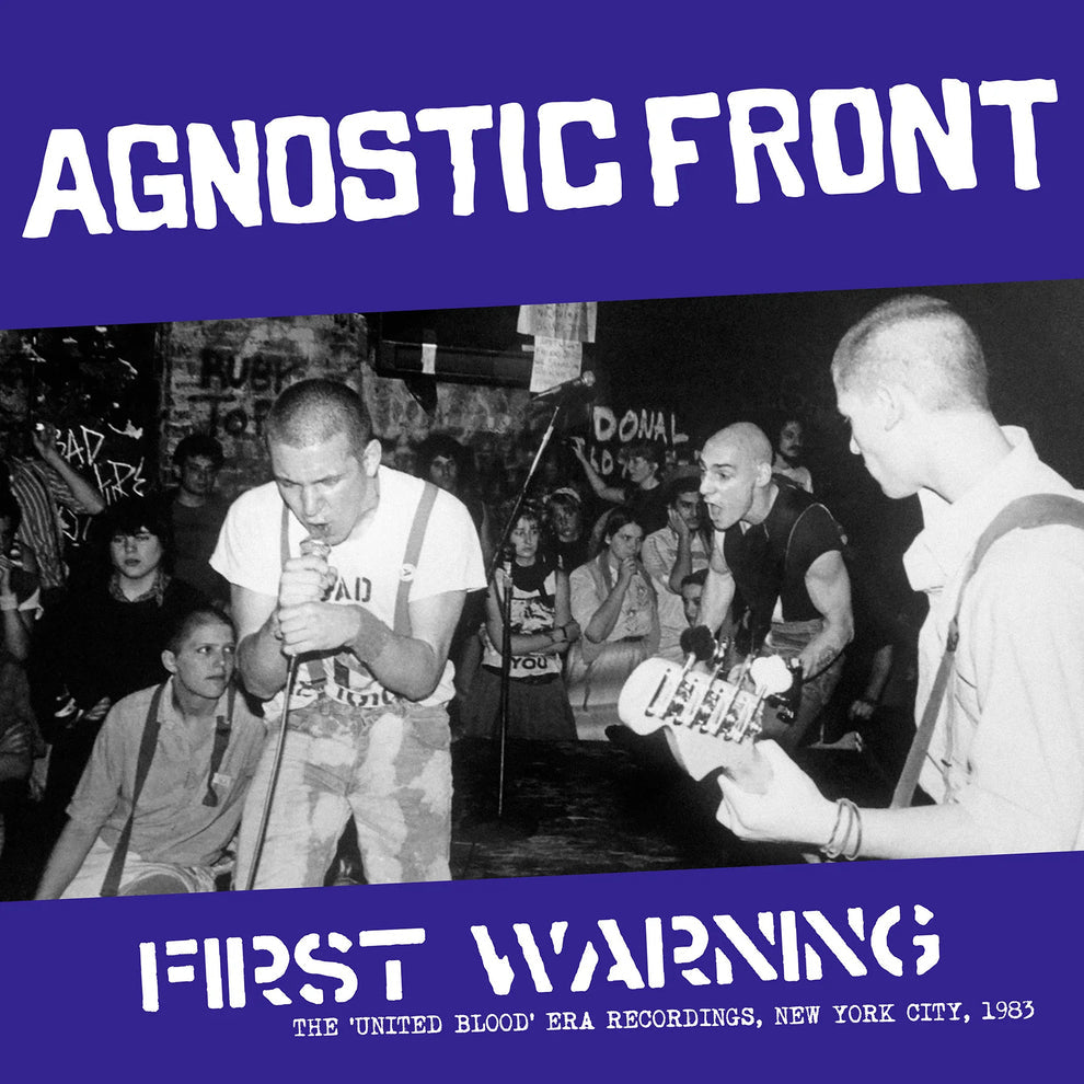 AGNOSTIC FRONT "First Warning: The United Blood Era Recordings" LP
