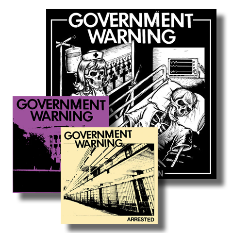GOVERNMENT WARNING "No Moderation / No Way Out / Arrested" Bundle