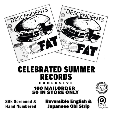 PREORDER: DESCENDENTS "Bonus Fat" 12" (Celebrated Summer Records Version)