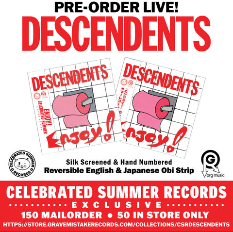 PREORDER: DESCENDENTS "Enjoy" LP (Celebrated Summer Records Version)