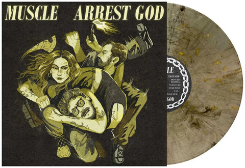 MUSCLE "Arrest God" LP (Gold Vinyl)