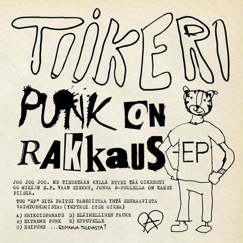 TIIKERI "Punk On Rakkaus" 7"