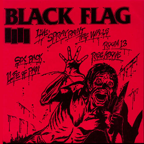 BLACK FLAG "Live: Spray Paint the Walls" 7" (Color Available)