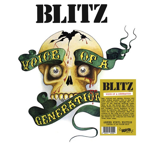 BLITZ "Voice of a Generation" LP (Green Vinyl)