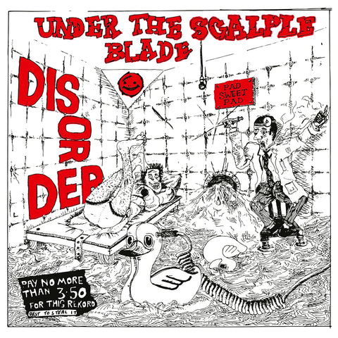 DISORDER "Under the Scalpel Blade" LP (Burgundy Vinyl)