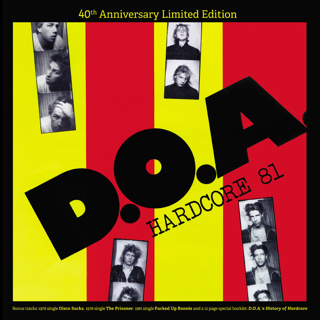 D.O.A. "Hardcore 81" LP (Green Vinyl)