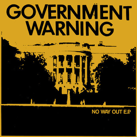 GOVERNMENT WARNING "No Way Out" 7"