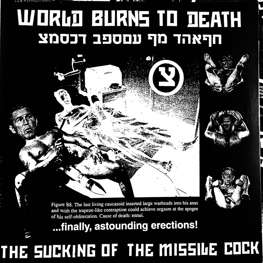 WORLD BURNS TO DEATH "The Sucking of the Missle Cock" LP