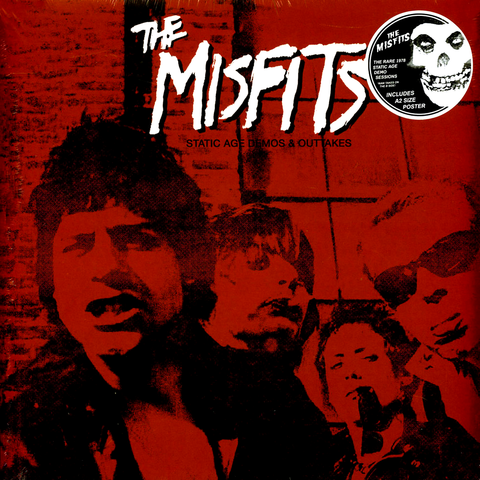 MISFITS "Static Age Demos and Outtakes" LP (Red Vinyl)