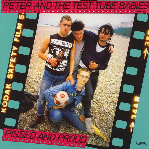 PETER AND THE TEST TUBE BABIES "Pissed and Proud" LP (Blue Vinyl)
