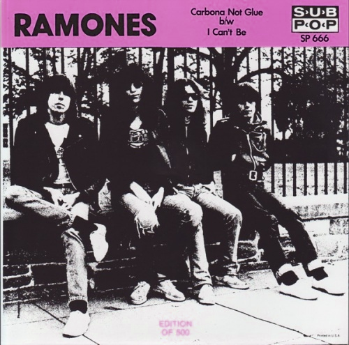 RAMONES "Carbona Not Glue" 7" (Orange Vinyl)
