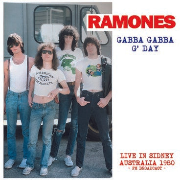 RAMONES "Gabba Gabba G' Day: Live In Sidney Australia - Fm Broadcast" LP (Pink Vinyl)