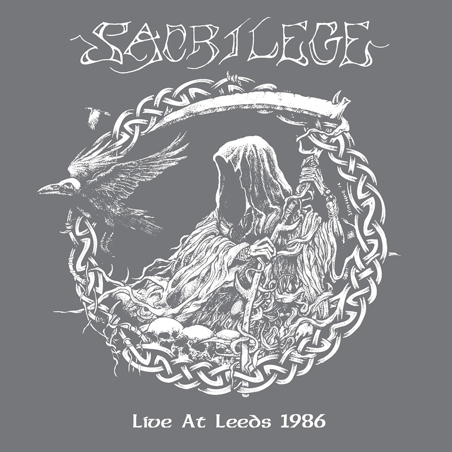 SACRILEGE "Live Leeds 1986" LP (Clear/Black Splatter Vinyl)