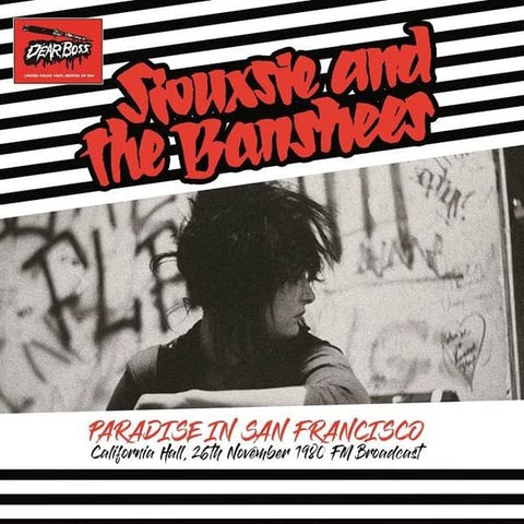 SIOUXSIE & THE BANSHEES "Paradise in San Francisco 11/26/80 FM Broadcast" LP