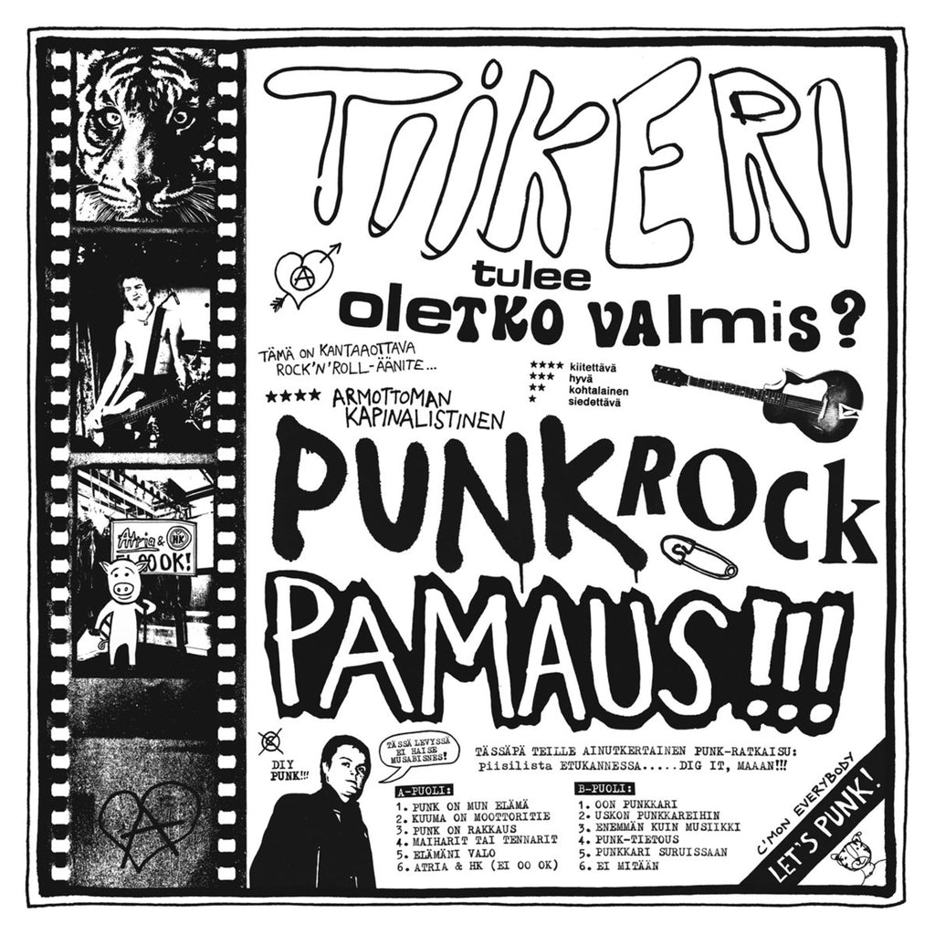 TIIKERI "Punk Rock Pamaus!!!" LP