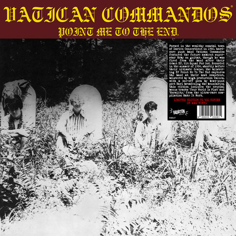VATICAN COMMANDOS "Point Me to the End (plus Bonus Tracks)" LP (Yellow Vinyl)